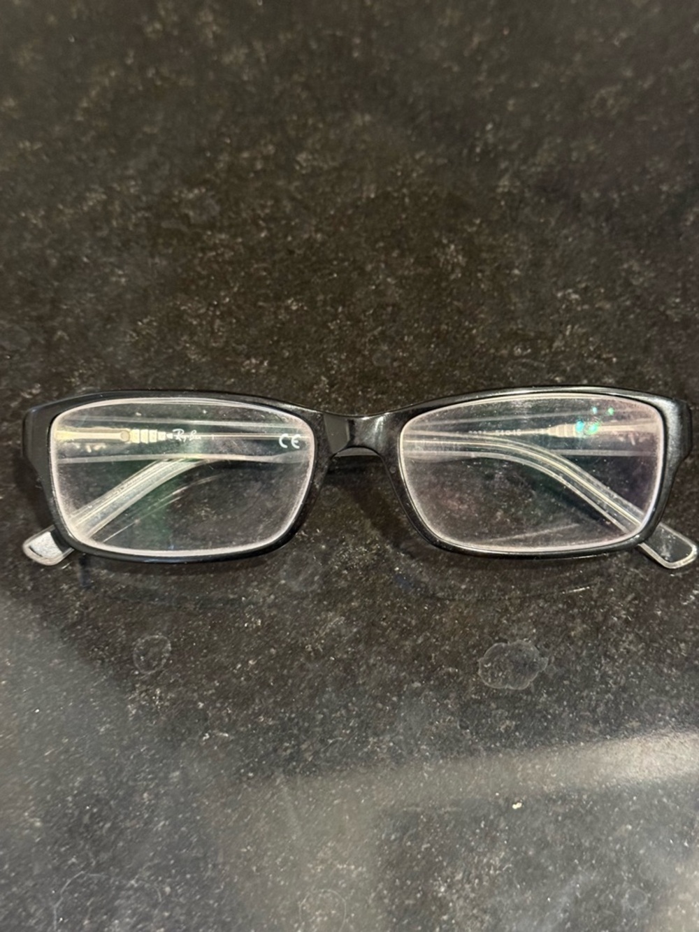Ray-Ban Black Rectangle Glasses